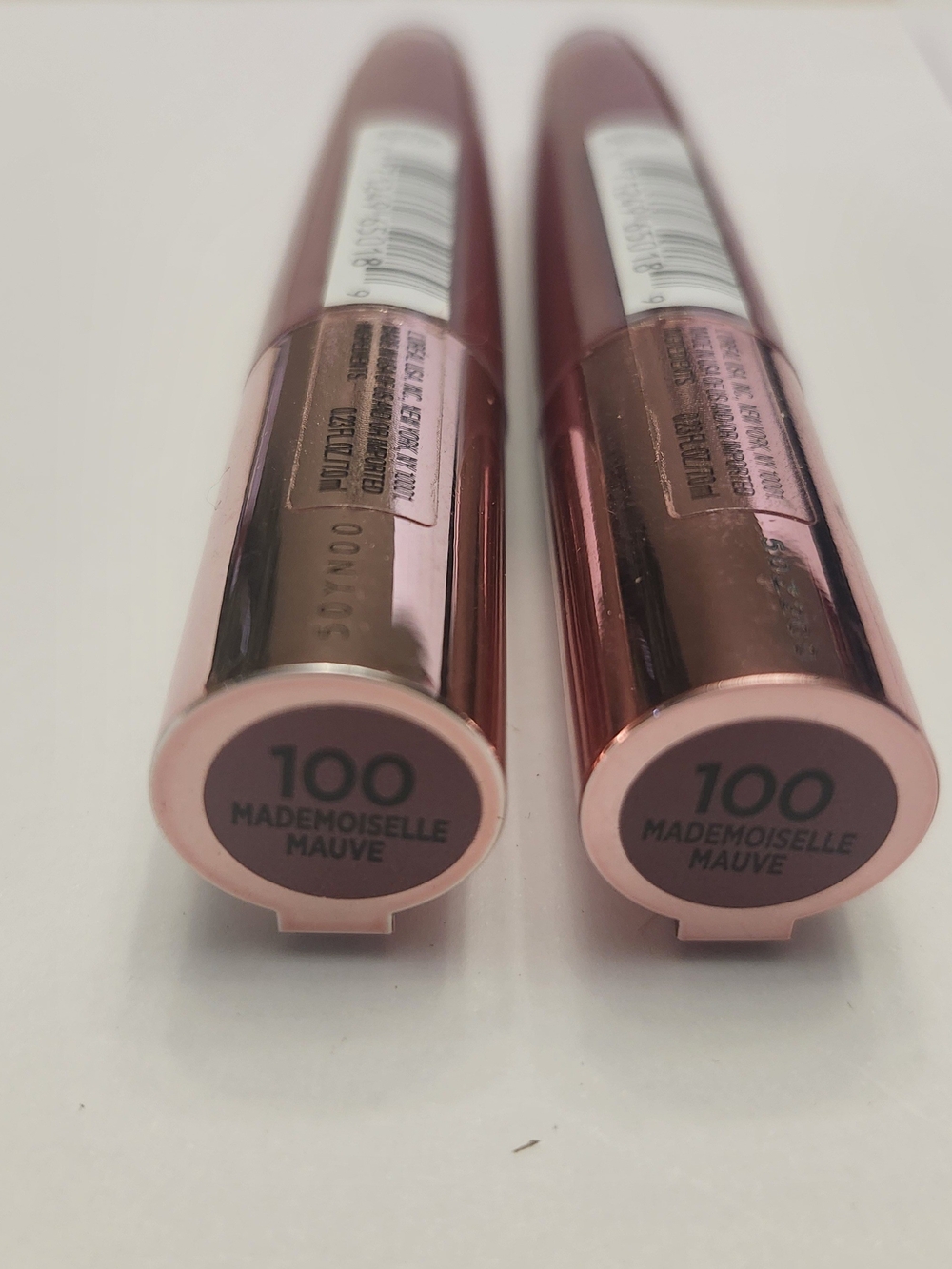 L'Oreal Glow Paradise Mademoiselle Mauve 100 Lipstick Duo New